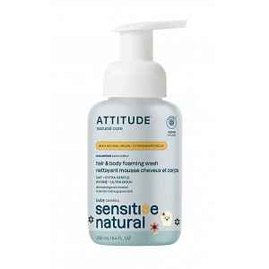 ATTITUDE Sensitive Skin Baby Dětská mycí pěna s ovsem 250 ml