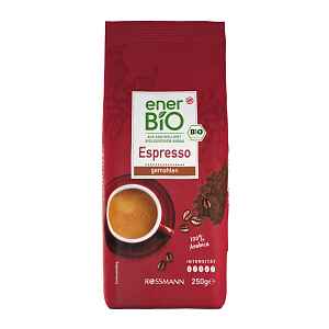 enerBiO BIO pražená mletá káva Espresso 250 g