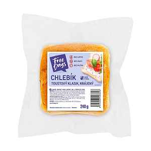 FREE DAYS Chlebík toust bílý krájený 240 g