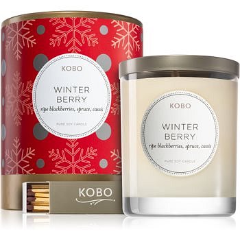 KOBO Holiday Winter Berry vonná svíčka 312 g