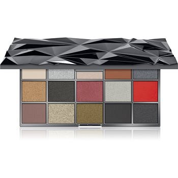 Makeup Revolution Glass Black Ice paleta očních stínů 16,5 g