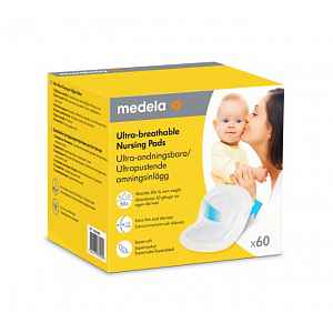 Medela Prsní vložky jednorázové ultra prodyšné 60 ks