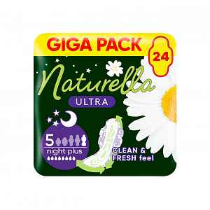 Naturella Ultra Night Plus vložky 24 ks
