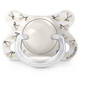 Suavinex Birdies SX PRO dudlík -2/2 m Beige 2 ks