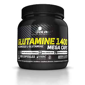 Glutamine Mega Caps 1400, 300 kapslí, Olimp