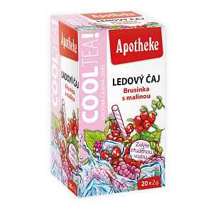 Apotheke CoolTea Brusinka s malinou čaj 20x2g