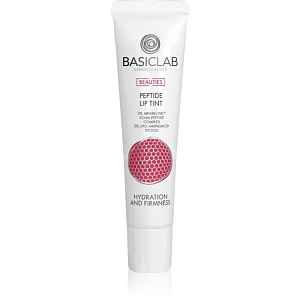 BasicLab Dermocosmetics Beauties lesklý balzám na rty s peptidy odstín 400 Vintage Red 15 ml