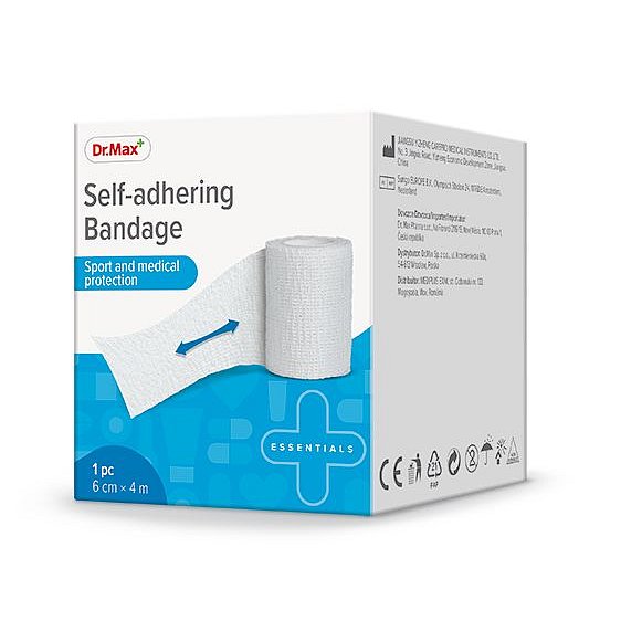 Dr.Max Self-adhering Bandage 6 cm x 4 m 1 ks