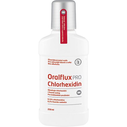 Oralflux Chlorhexidin Pro 250ml ústní voda