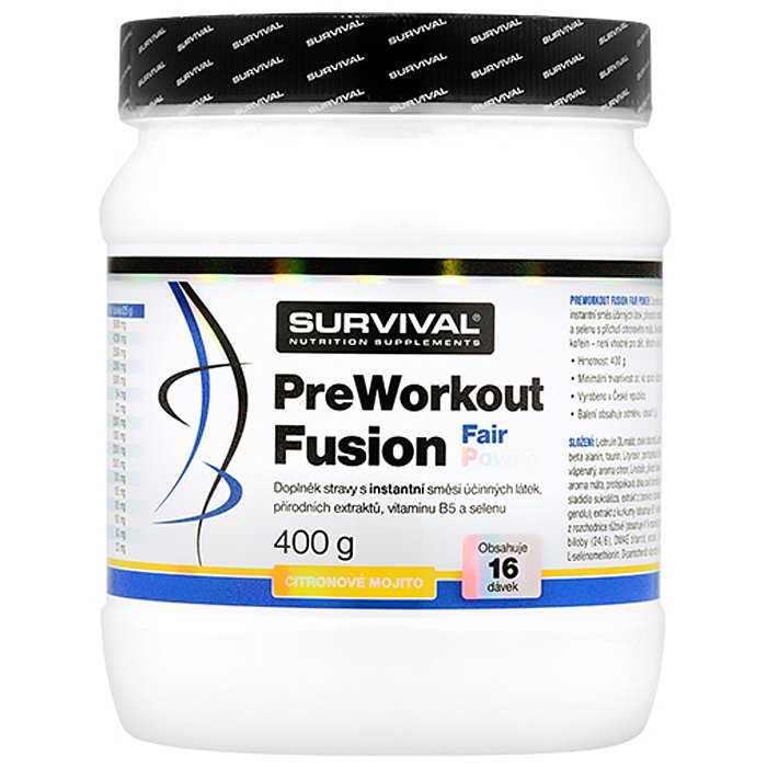 PreWorkout Fusion Fair Power citronové mojito 400g