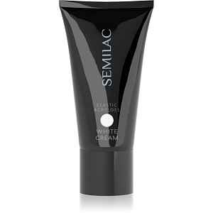 Semilac Elastic Acrylgel akrylátový gel na nehty odstín White Cream 30 g