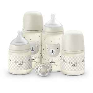 Suavinex Wild & Free Set sada pro miminka 0m+ Beige