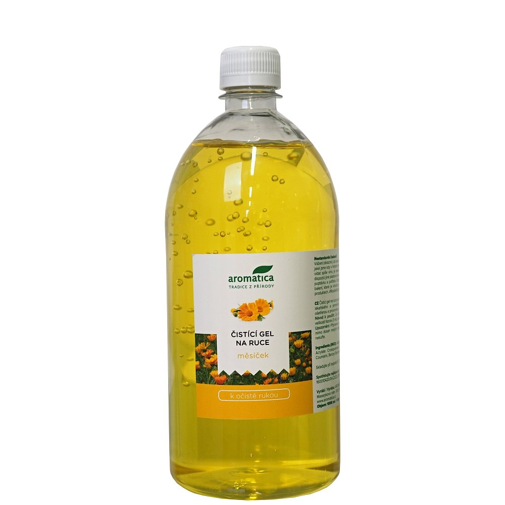 AROMATICA  Čistící gel na ruce Měsíček 1000 ml