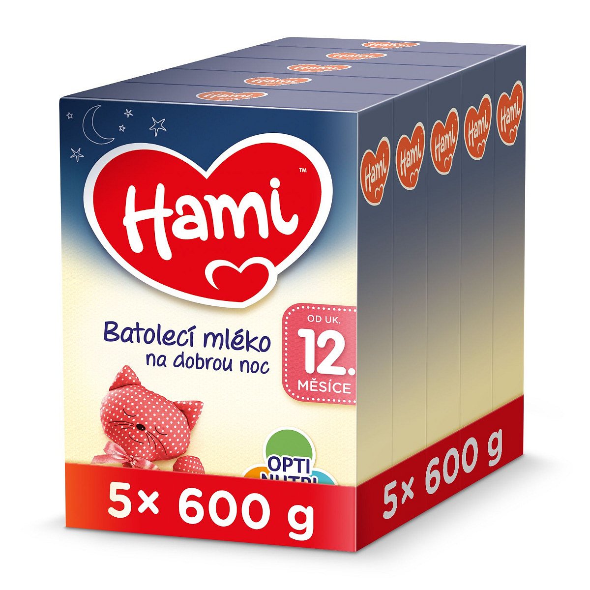 Hami Na dobrou noc 12m+ 5x600 g