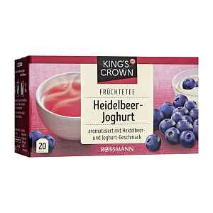 King's Crown Ovocný čaj borůvka a jogurt 60 g