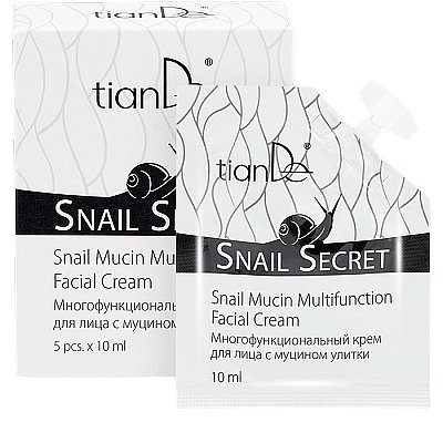 TianDe Vícefunkční krém na obličej s mucinem hlemýžďů, 5x10ml