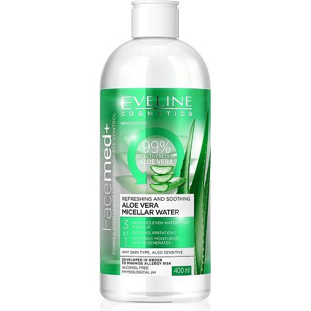 EVELINE Facemed micelární voda s Aloe vera 400ml