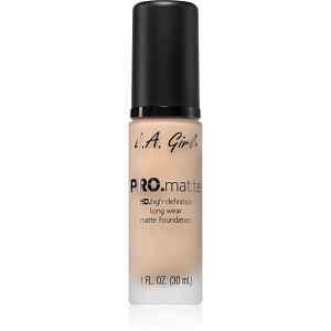 L.A. Girl Cosmetics PRO. Matte HD dlouhotrvající make-up s matným efektem odstín Beige 30 ml