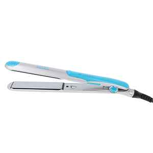 Profesionální žehlička na vlasy Eurostil Professional Platinium Ceramic Tourmaline Straightener - stříbrná/modrá (06145)
