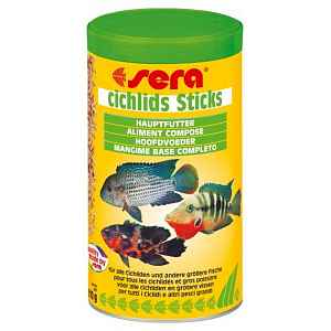 Sera základní krmivo pro středně velké a velké cichlidy Cichlids Stick 1000ml