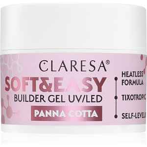 Claresa Soft&Easy Builder Gel podkladový gel na nehty odstín Panna Cotta 12 g