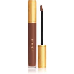 Gucci Gucci Beauty Rouge à Lèvres Matte Lipstick matná tekutá rtěnka odstín 124 Emily Brown 6.5 ml