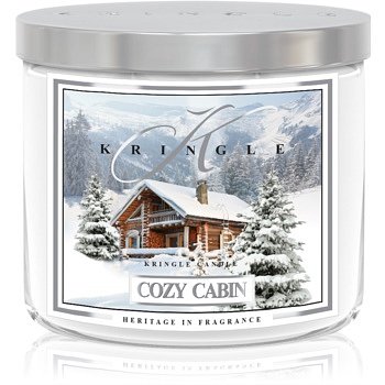 Kringle Candle Cozy Cabin vonná svíčka I. 411 g