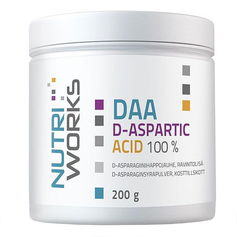 NutriWorks DAA D-Aspartic Acid 200g