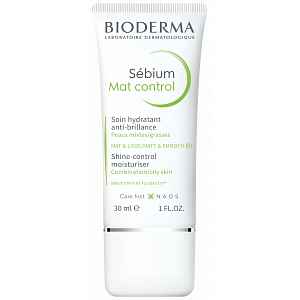 Bioderma Sébium Mat Control lehký hydratační krém proti lesknutí pleti a rozšířeným pórům  30 ml