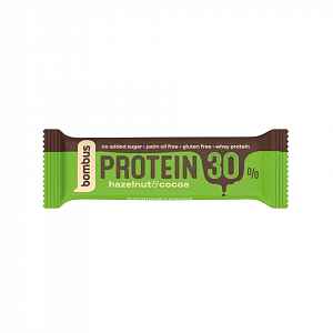 Bombus Protein 30% 50 g Lískový oříšek a čokoláda