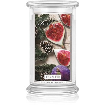 Kringle Candle Fig & Fir vonná svíčka 624 g