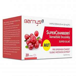 BARNY´S SuperCranberry kanadské brusinky 20 kapslí