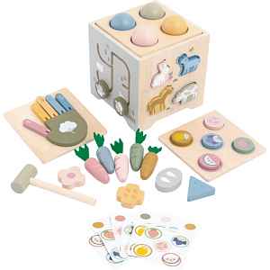 2Kids Toys Motor Activity Cube aktivity hračka 12m+ 37 ks