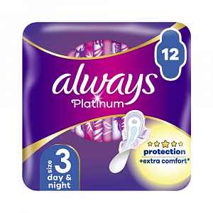 Always vložky Ultra Platinum Night Duo 12ks