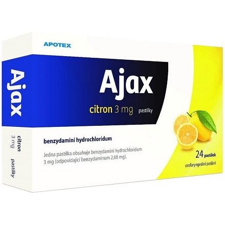 Ajax citron 3mg 24 pastilek