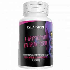 Czech Virus L-Tryptophan & Valerian Root - 90 kapslí