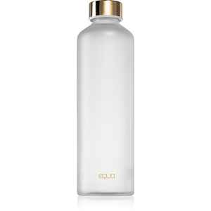 Equa Mismatch skleněná láhev na vodu barva Velvet White 750 ml