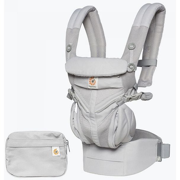 ERGOBABY Dětské nosítko Omni 360 Cool Air Mesh – Pearl Grey New