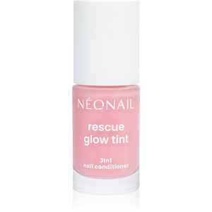 NEONAIL Rescue Glow Tint 3in1 Nail Conditioner pečující lak na nehty odstín Glitter Rose 7.2 ml