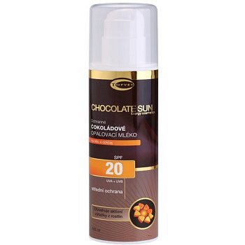 Topvet Chocolate Sun opalovací mléko SPF 20 200 ml