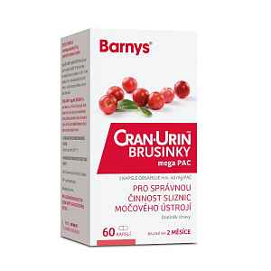 Barnys Cran-Urin megaPAC brusinky cps.60
