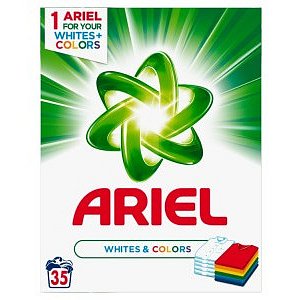 Ariel prášek White & Color 2,625kg (35 pracích dávek Box)