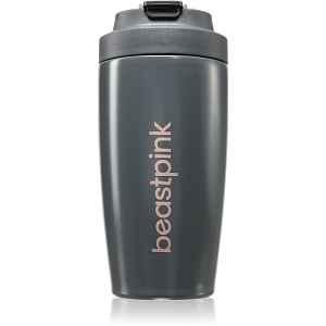 BeastPink Thermo Mug termohrnek s brčkem barva Grey 1 ks