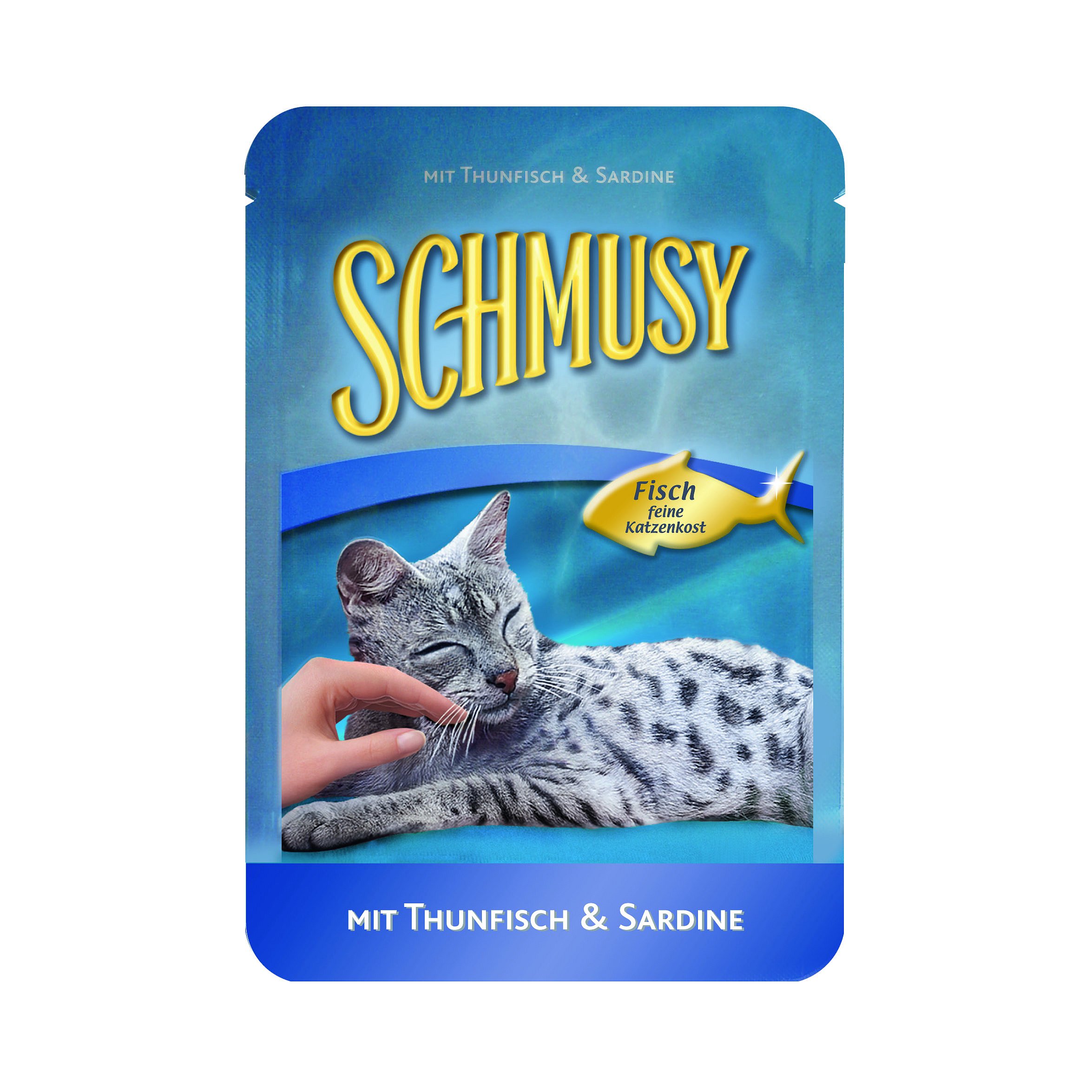 Finnern Schmusy Fish tuňák+sardinky kapsička 100g