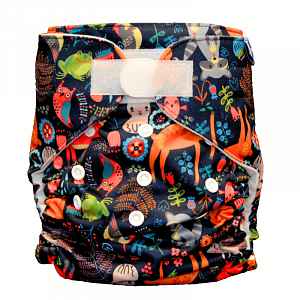 GaGa's pleny Látková plena AIO Lesní svět na suchý zip