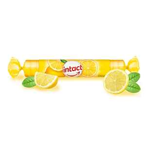 Intact hroznový cukr s vitaminem C, citrón 16ks