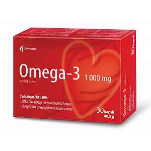 Omega-3 1000mg cps.30 pro zdravé srdce a cévy