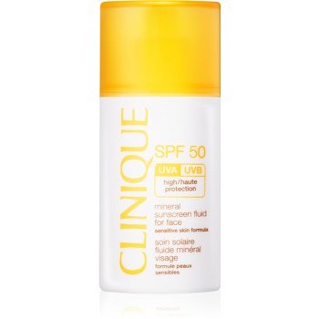 Clinique Sun minerální opalovací fluid na obličej SPF 50  30 ml