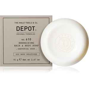 DEPOT 600 BODY SOLUTIONS NO. 610 ENERGIZING HAIR & BODY SOAP mýdlo na tělo a vlasy 70 g