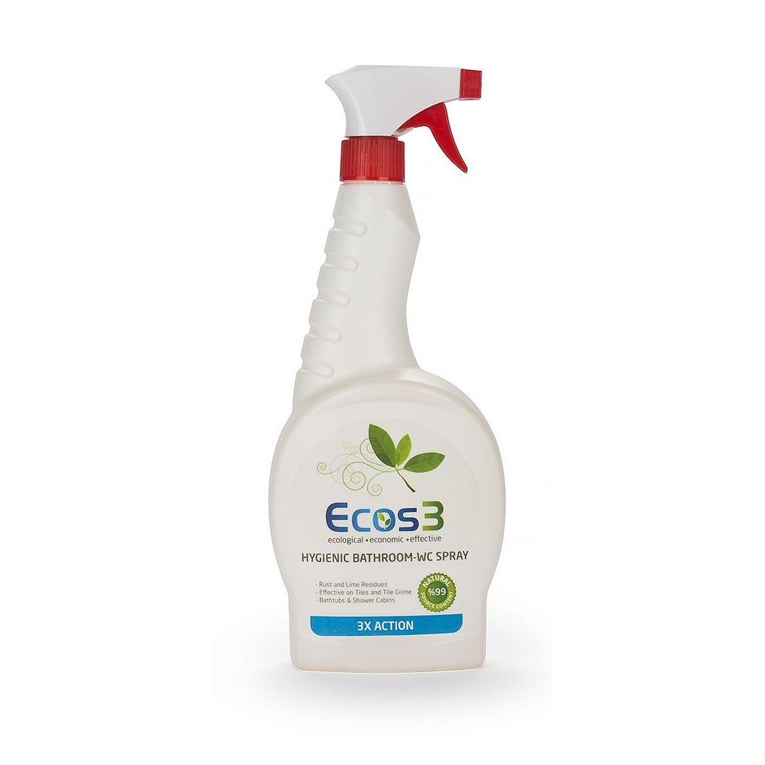 ECOS 3 Hygienický čistič koupelen a WC spray 750 ml